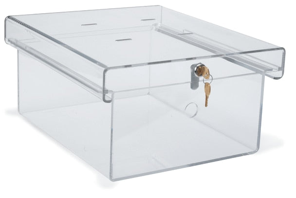 Double Lock Clear Acrylic Refrigerator Lock Box– Didage