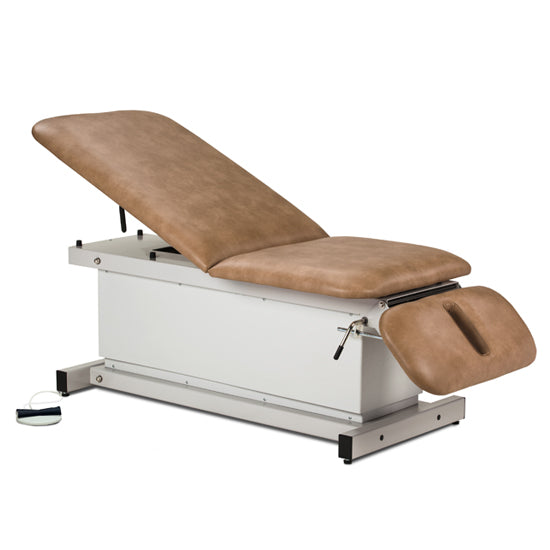 81330 Shrouded, Power Table with Adjustable Backrest and Drop Section
